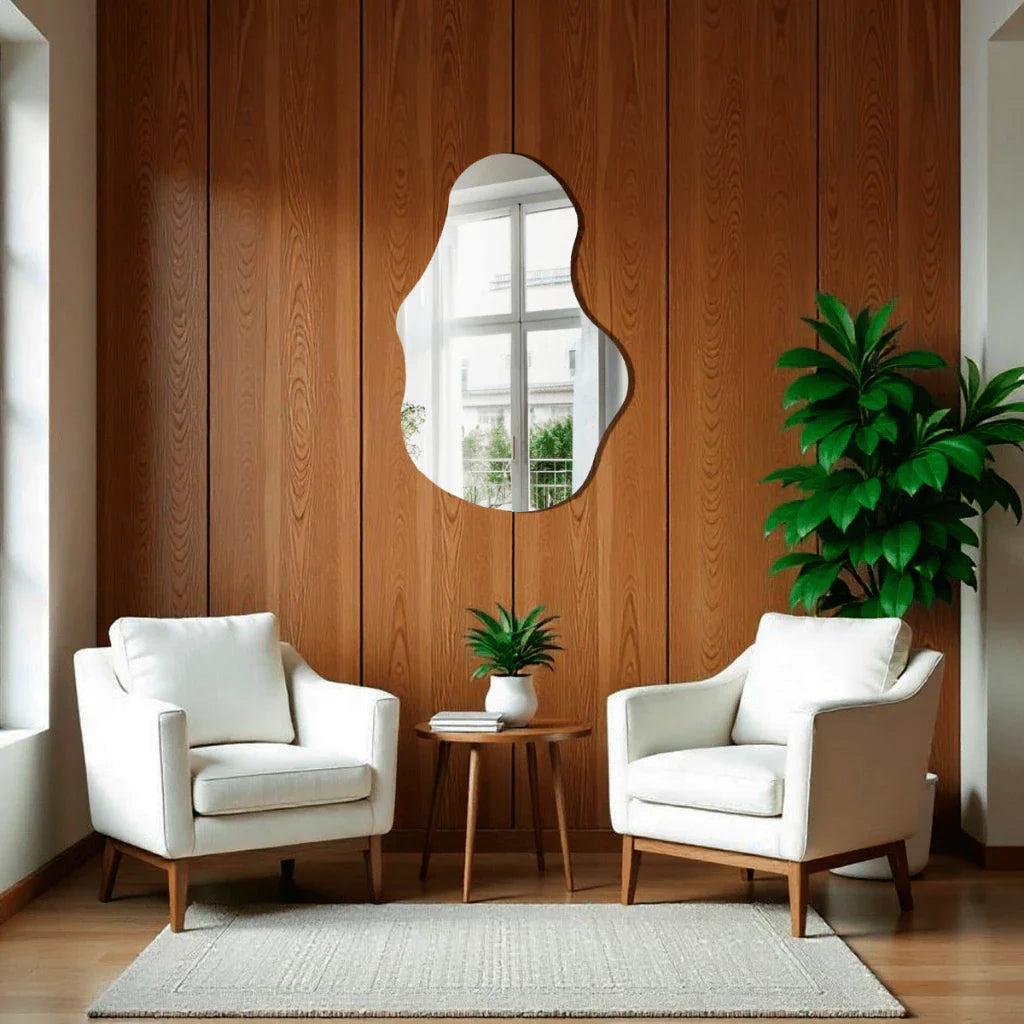 Espelho Orgânico Corpo Inteiro Grande | 115x60 cm - LIQUIDAÇÃO