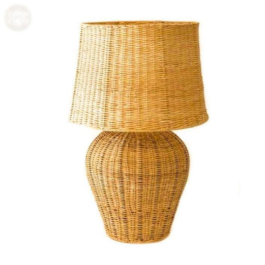 Luminária Artesanal em Junco Natural